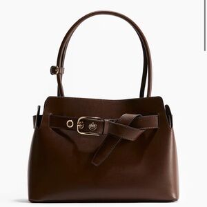 H&M STRAP-DETAIL TOTE BAG